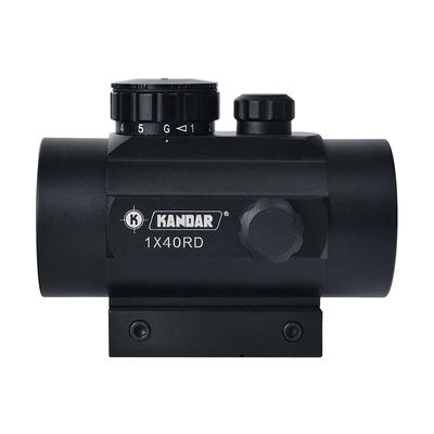 45mm Diâmetro do tubo 1X40 Red Dot Reflex Visão Óptica Verde Red Dot Escopo para tática