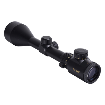 3-9x56 1'' R12 Luz vermelha Visão para caça comprimento 315 mm Corpo de liga de alumínio