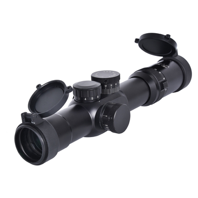 Magnificação 2-12x Hunting Optical 35mm One-Piece Tube SF FFP Red and Green Scope