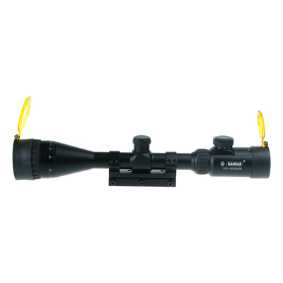 KH 4-12x42 AOE Scope com pupila de saída de 3,5-10,5 mm e visores de iluminação M-Dot RGB