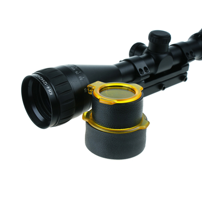 KH 4-12x42 AOE Scope com pupila de saída de 3,5-10,5 mm e visores de iluminação M-Dot RGB