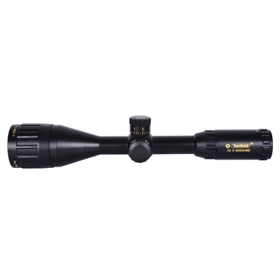 3-9x Alcance de ampliação com iluminação vermelha e verde 11 22m Reticle Compatível