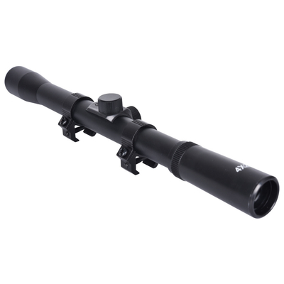 4x20 Mini Scope Sight para caça de liga de alumínio e material de metal completo