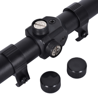 4x20 Mini Scope Sight para caça de liga de alumínio e material de metal completo