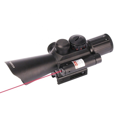 Espaço de caça 4X30EGL com laser vermelho e ajustamentos fáceis de vento/altura