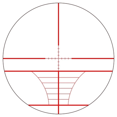25.4mm Diâmetro do tubo à prova de choque Caça 3-9x40EG Air Optic Scope com competitivo