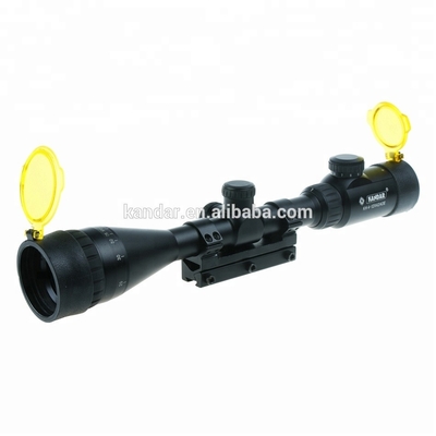 Alta definição 4-12X AOE Zoom Vermelho Iluminado Vista 6.1°-1.9° Fiel de visão 100 yards