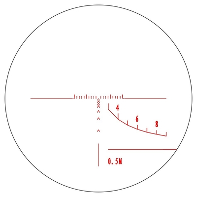 Compacto de caça 6x32 AOIR Scope com retículo iluminado e objetivo ajustável