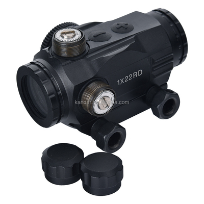 1x Mini Red Dot Sight para iluminação de caça 6 níveis Tipo de botão vermelho