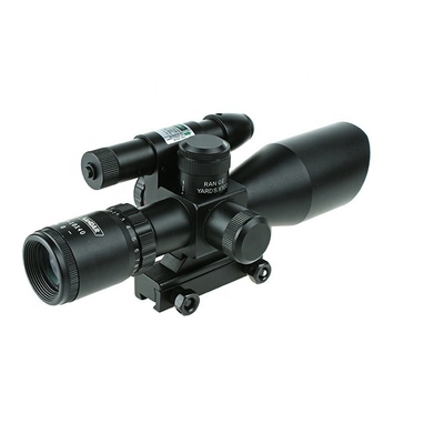 F.O.V. 11°-38° Visão iluminada de caça 2.5-10X40 com visão a laser verde