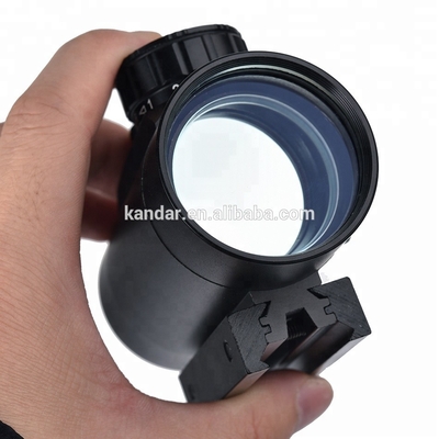 40mm Objetivo Lente Knadar 1x40RD Red Dot Visão de alcance de precisão de alumínio liga óptica