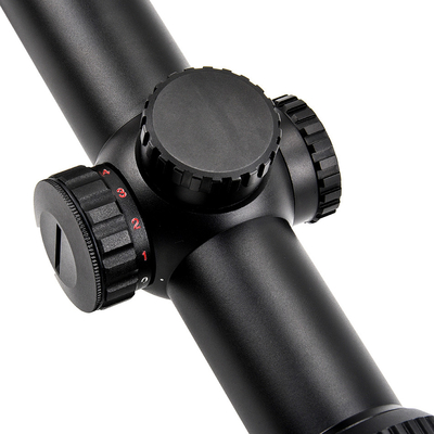 1-4x24 Iluminado Táctico 30mm Retículo de vidro de tubo alcance com potência de saída máxima 0