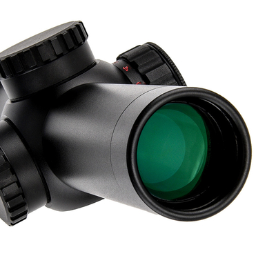 1-4x24 Iluminado Táctico 30mm Retículo de vidro de tubo alcance com potência de saída máxima 0