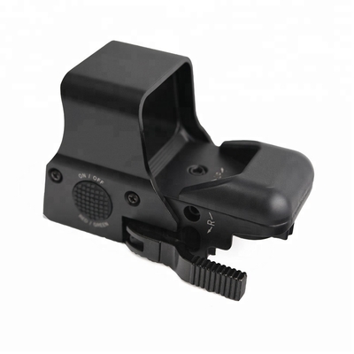 Fácil montagem 63mm x 53mm Reflex 4 Reticle Red Dot Sight para caça Design à prova de choque