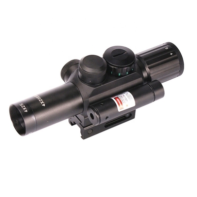 M6 Tactical Red/Green Sight com ampliação 4X e Laser Vermelho Lightweight 435g