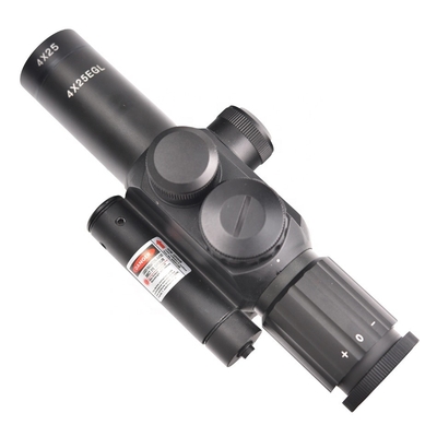 M6 Tactical Red/Green Sight com ampliação 4X e Laser Vermelho Lightweight 435g
