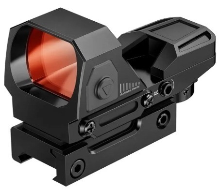 Ponto vermelho preto para caça desligamento automático e retículo profissional cor vermelho verde