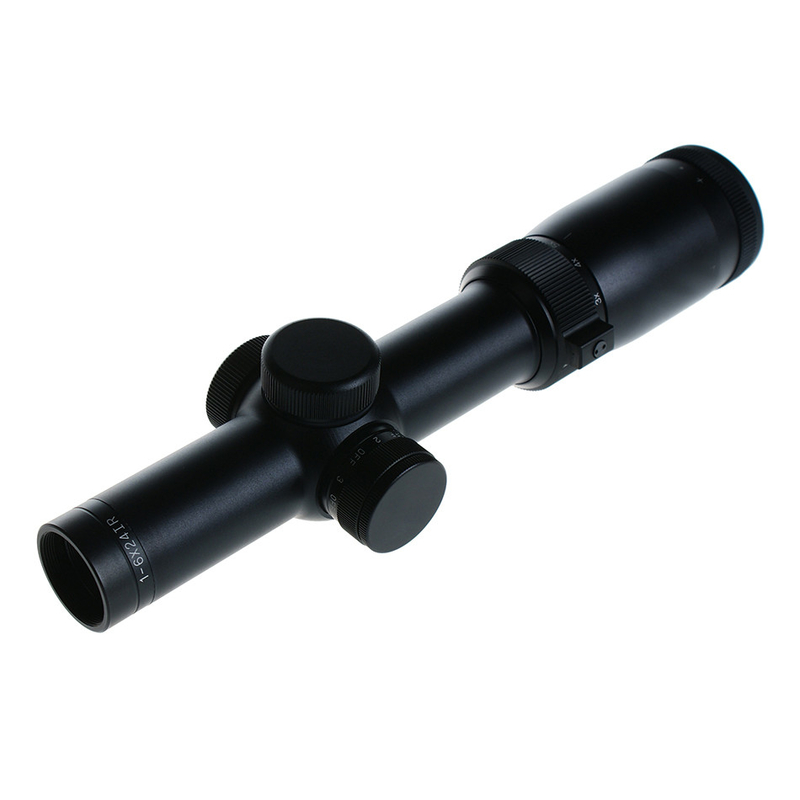 24 mm Diâmetro do objetivo Red Dot Laser Scope 1-6X24 LPVO Optical Scopes para profissionais