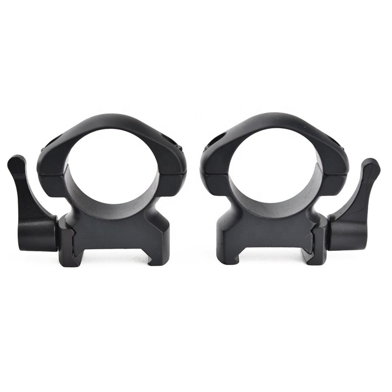 25.4mm Diâmetro de aço de libertação rápida alcance de montagem de anel de suporte para perfil médio a baixo