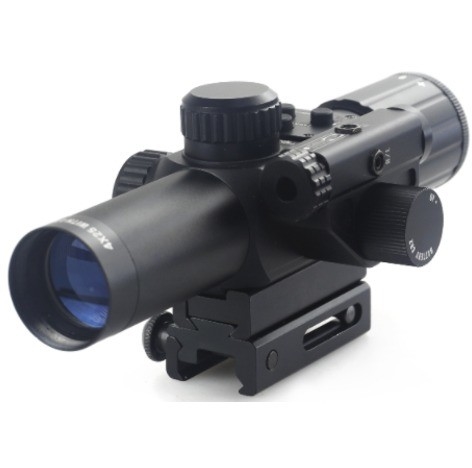 4x30 IR Caça Campo Largo de Visão Área Óptica com Laser Vermelho e Característica Fogproof