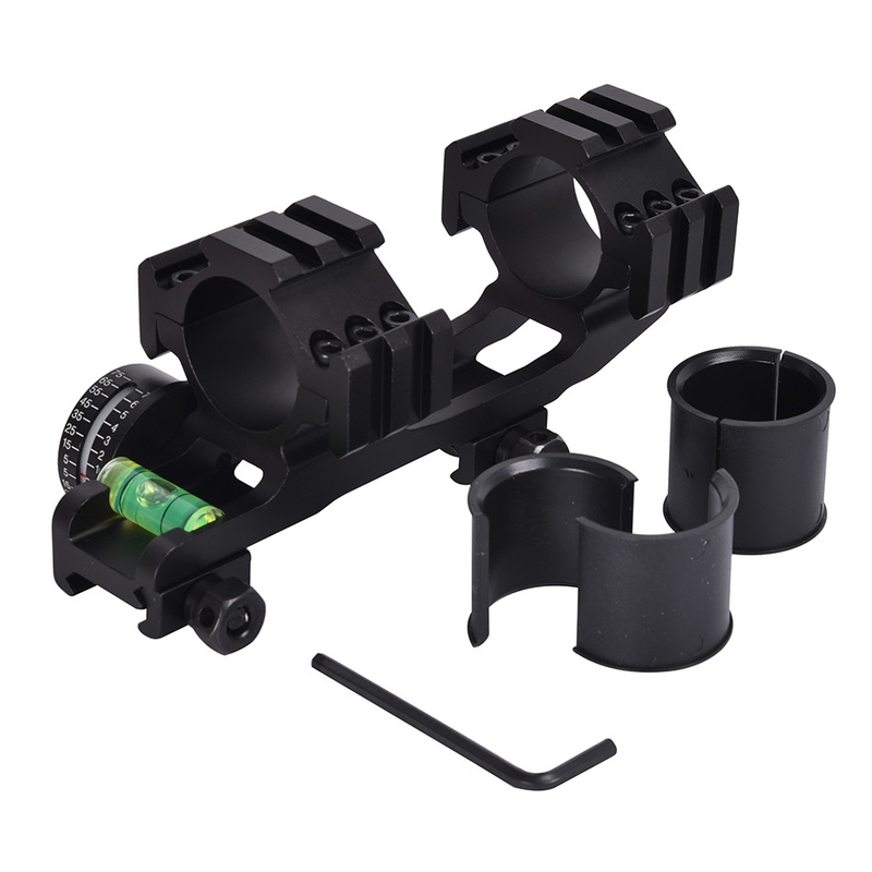 22 mm Largura Dual Ring Scope Mount com nível de bolha e ângulo indicador Centro Altura 21 mm