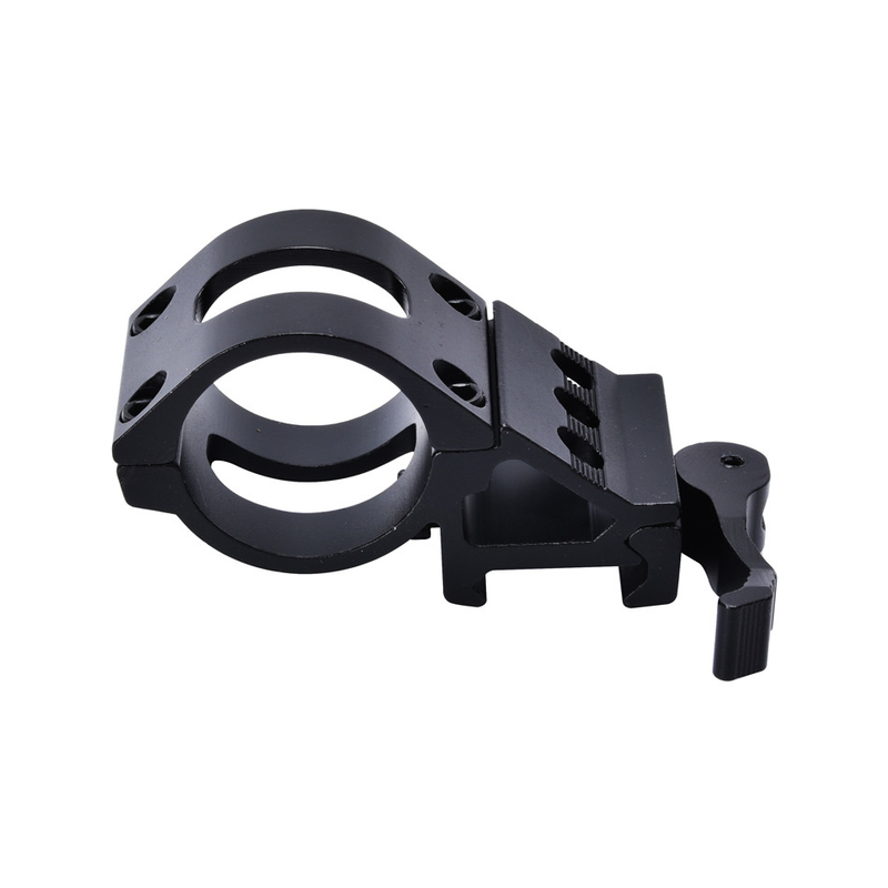 Anel de deslocamento de 30 mm para montagem lateral de 21 mm em preto fosco