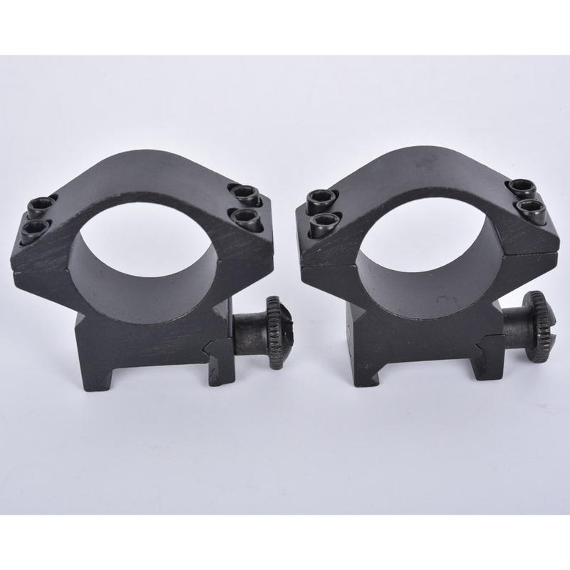 1' Dual Rings Scope Mount para 11/21mm 25,4mm Diâmetro do tubo e 8mm Altura da sela