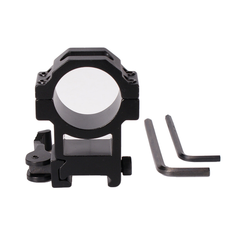 Montagem de alcance Acessórios Anéis de 30 mm Montagem de liberação rápida para caça e Red Dot