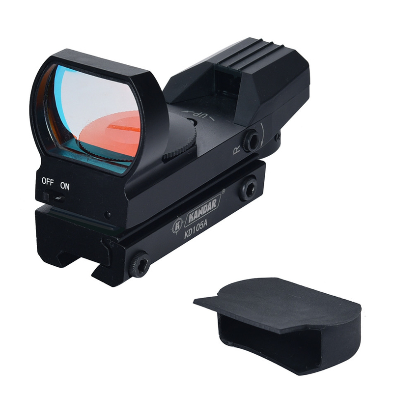 7.4mm Pupila de saída KANDAR Reflex Hunting Red Dot Green Dot Visão com relevo ocular gratuito