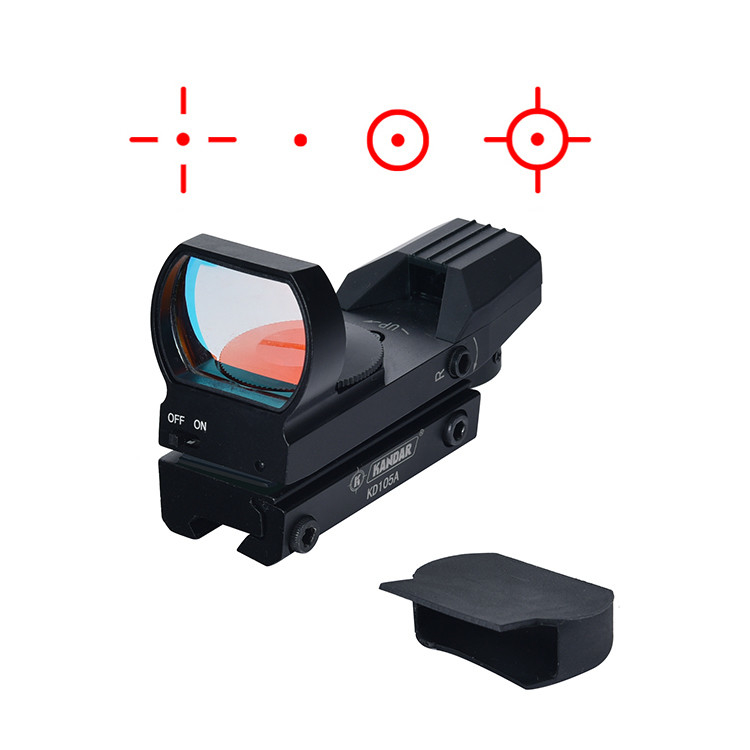 11mm/20mm Base 1X22x33 Red Dot Reflex Vision com relevo ocular livre e acessórios
