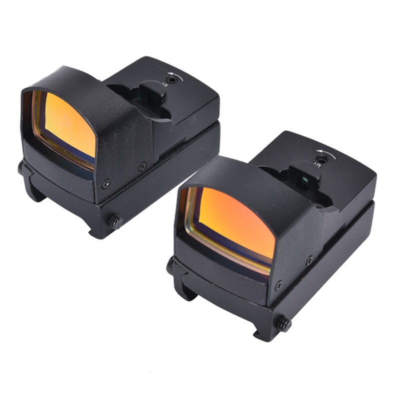Reticulo Cor Vermelho Preto Mate 1X17X25 Red Dot Reflex Sight Mini Red Dot Scope