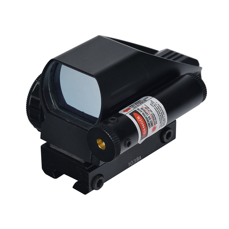 22mmX33mm Objetivo Dia Red Dot Reflex Sight para o escopo óptico e comprimento de visão do laser 82mm
