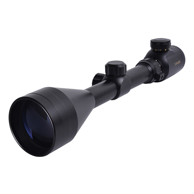 3-9x56 1'' R12 Luz vermelha Visão para caça comprimento 315 mm Corpo de liga de alumínio