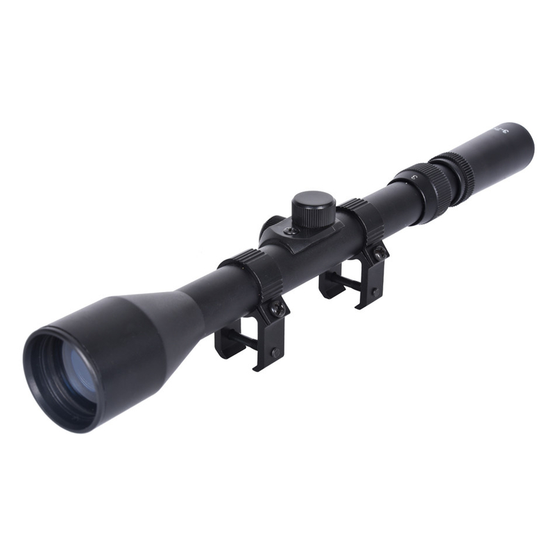 3-7x28 Óptica de alta potência para caça e tiro tático em preto/camuflagem