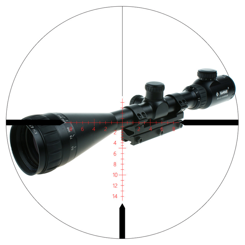 4-12x Magnificação Alcance de caça KH AOE 4-12x42 Alcance de longa distância com monte