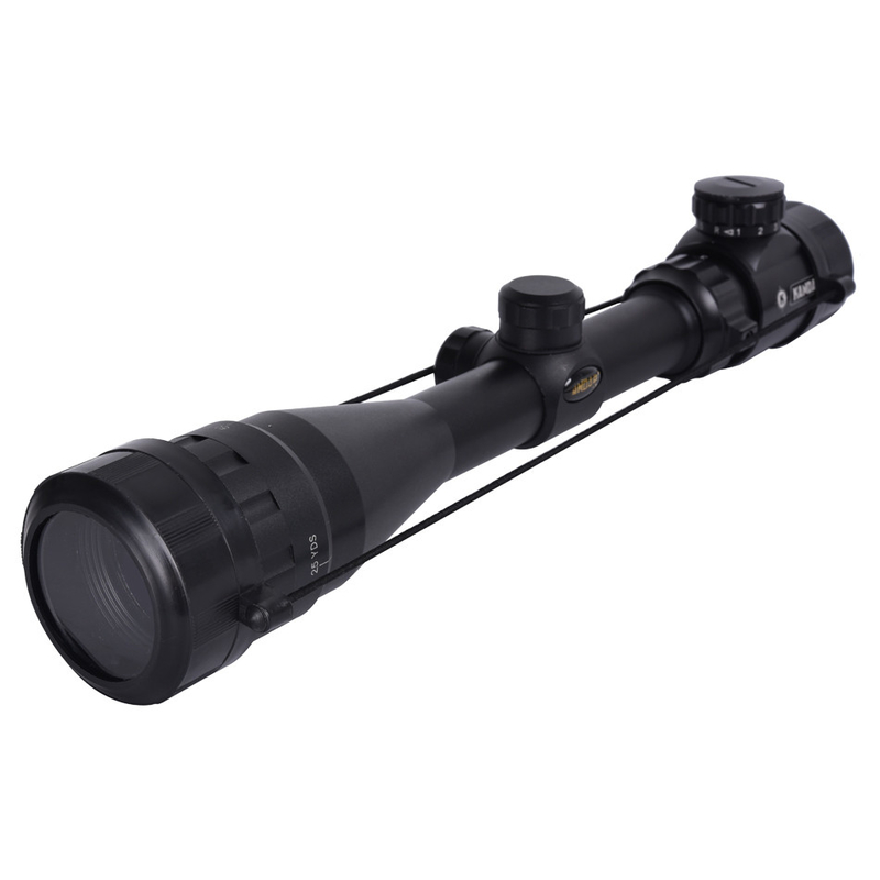 Tiro ao ar livre 3-9x40 Alcance com visão iluminada RGB e lente de objetivo de 40 mm