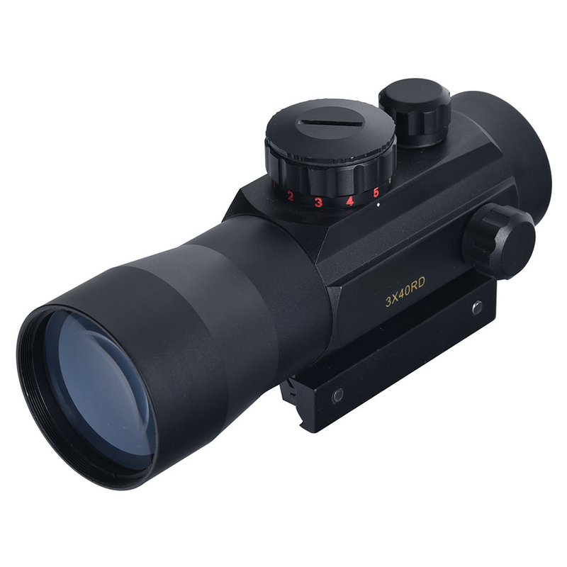Melhore a sua experiência de tiro com F.O.V. de 30m 27s 50yards Electro Red Dot Sight