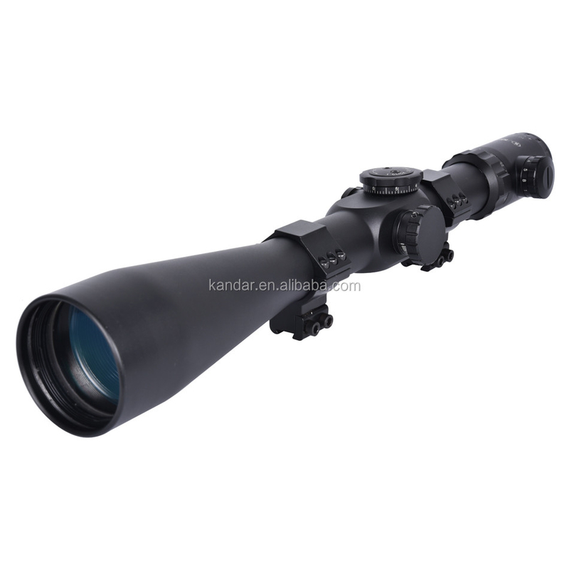 Disparar com precisão tornou-se fácil com visão óptica 10-40x56FIR e 1o retículo do plano focal