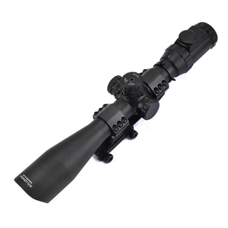 Auxílio ocular 3,4-3 polegadas comprimento 350mm precisão ajustável Crosshair optica de caça vistas
